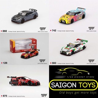 Saigontoys - MiniGT Nissan LB-Silhouette Works GTR R35 các loại - Xe mô hình 1:64 hãng Mini GT
