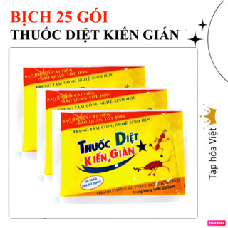  BỊCH 25 GÓI THUỐC KIẾN thuốc diệt kiến sinh học 