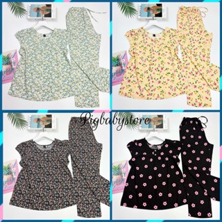 Đồ Bộ Tole Nữ, Bộ Lanh Mặc Nhà Trung Niên Tay Búp Quần Dài VNXK Tặng Mẹ 40-75kg - Pigbabystore