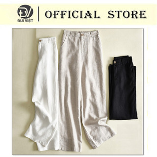  Quần Nam Chất Đũi Linen Dài Dáng Đứng Ống Rộng Vải Cao Cấp Mịn Đẹp Co Giãn Nhẹ Không Xù Lông Không Bai Gião 