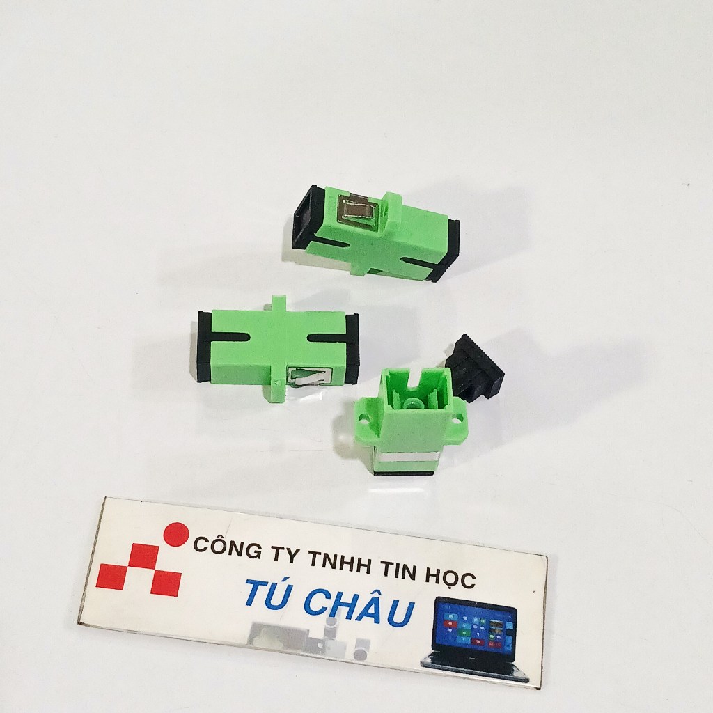 Đầu nối quang SC - SC / chuẩn APC Xanh lá, nối 2 Fast Connector APC (Coupler SC - SC)