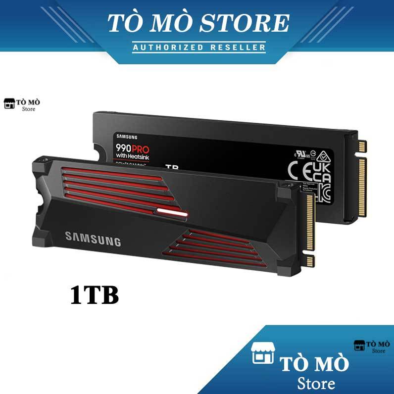 Ổ cứng SSD Samsung 990 PRO 1TB Kèm Tản Heatsink - PCIe Gen 4.0 x4 NVMe M.2 2280 - Bảo hành 5 năm