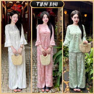  Đồ la đi lễ tay xòe TINH NHI mềm mát thoải mái PP354 