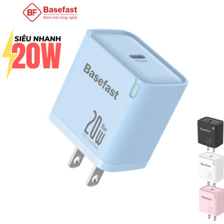  Củ sạc nhanh 20W Basefast cốc sạc Type c chất liệu cao cấp chống quá tải nhiệt cho iP samsung xiaomi 