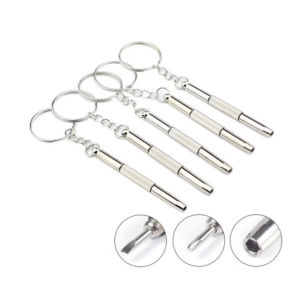 Móc tua vít 2 đầu, dành cho ốc nhỏ kính mắt, đồng hồ