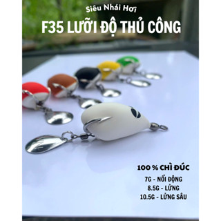  F35 lưỡi ĐỘ thủ công chì đúc dài 35mm đủ 3 action 