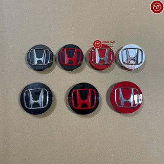 Logo chụp mâm, ốp vành la zăng bánh xe ô tô Honda, đường kính 58mm, chất liệu nhựa ABS cao cấp