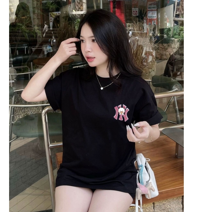 [Hàng L.1] Áo Thun N.Y Xanh Hồng Chất Đẹp Nam Nữ ROMANCE STUDIO Form Rộng Chất Vải Cotton 260GSM Cao Cấp Full Tag Mác | BigBuy360 - bigbuy360.vn