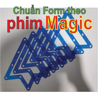 Phim xếp 9 bi, 10 bi (COMPO 10 CÁI) XANH DƯƠNG chuẩn theo Form Phim Magic.