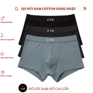 [HỘP 3] Quần Sịp Đùi Boxer Nam Xuất Nhật Hàng Đẹp The Crook 40-85KG