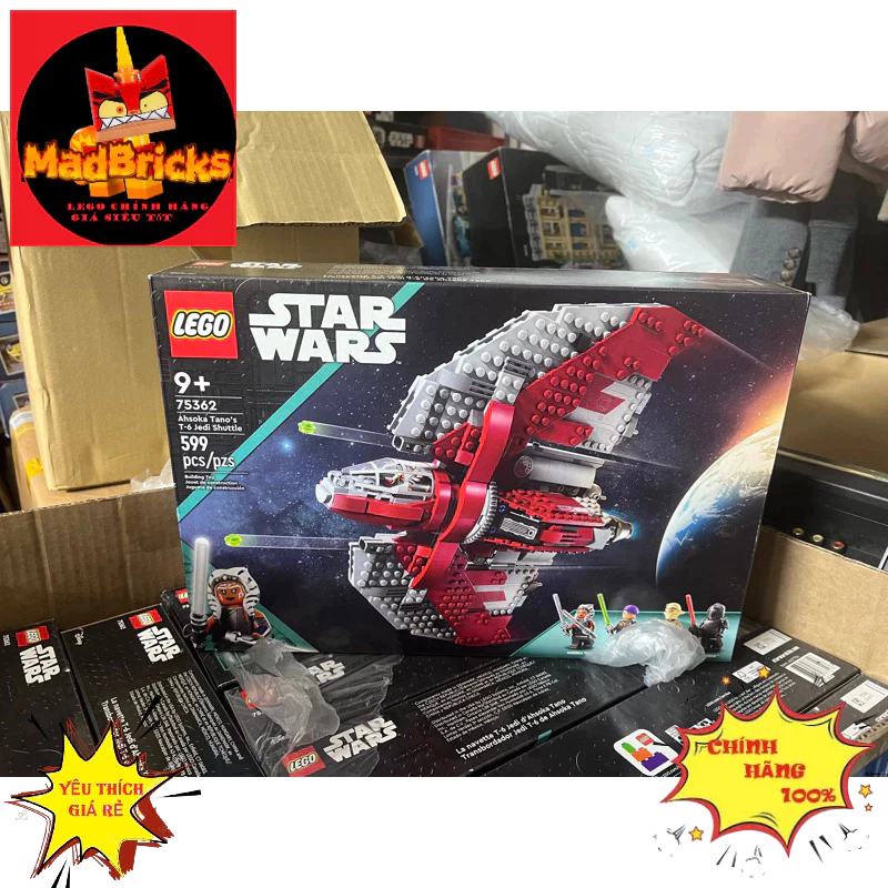 (RẺ VÔ ĐỊCH ) LEGO STAR WAR 75362 TÀU CHIẾN CỦA AHSOKA TANO