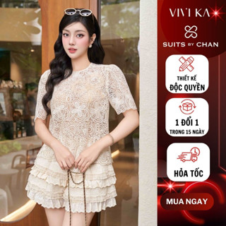 VIVI KA - Áo Kiểu Nữ Astorie Top, Chân Váy Ngắn Elara Skirt, Quần Short Nữ Lace Short