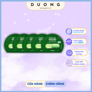  COMBO 05 Miếng Mặt Nạ BNBG Tràm Trà Tea Tree Hỗ Trợ Làm Dịu Da Giảm Mụn 30ml 