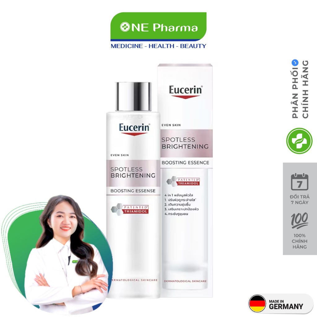 Nước Dưỡng Ẩm Eucerin Boosting Essence Dưỡng Sáng & Cấp Ẩm Cho Da - 100ml