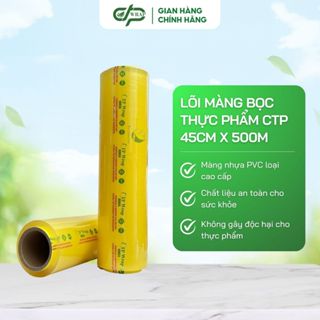 Lõi màng bọc thực phẩm Cát Tường Phát  45cm x 500m, màng bọc thực phẩm PVC an toàn thực phẩm
