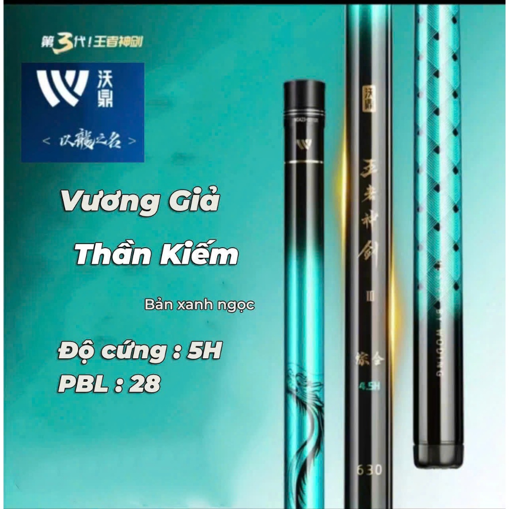 Woding Vương Giả Thần Kiếm 5h -28i phiên bản màu xanh Ngọc Tặng Kèm Ngọn Phụ.