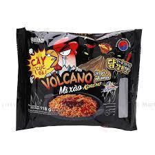 PD Combo 10 Thùng Mì Xào Volcano Vị Gà/Gà Cay Phomai - Koreno 118 Gam*24 Gói
