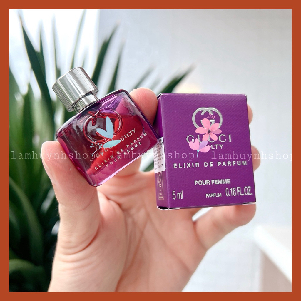Nước hoa mini nữ Gui-Ity tím Elixir Pour Femme 5ml
