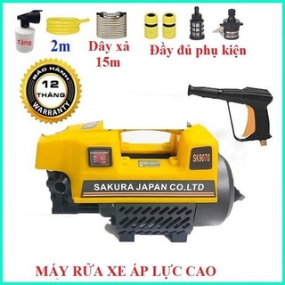 Máy rửa xe SAKURA công xuất 3800w