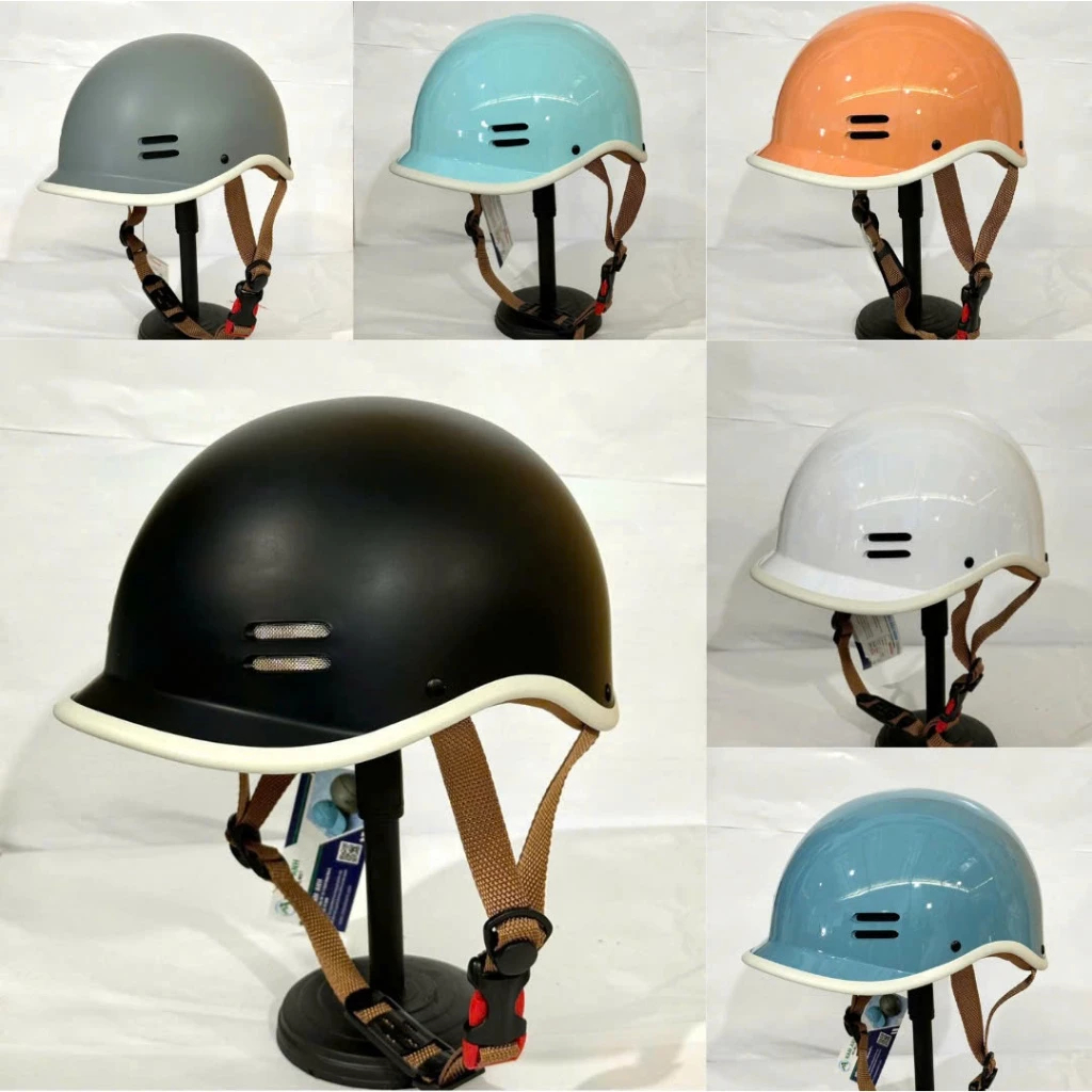 Mũ Nón Bảo Hiểm Nửa Đầu Kiểu Dáng Cá Heo