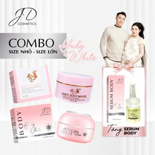  Kem Dưỡng Da BODY JUDY WHITE  Hộp nhỏ - Hộp Lớn Tặng Serum Body  Hỗ Trợ Nâng Tone Sáng Da 