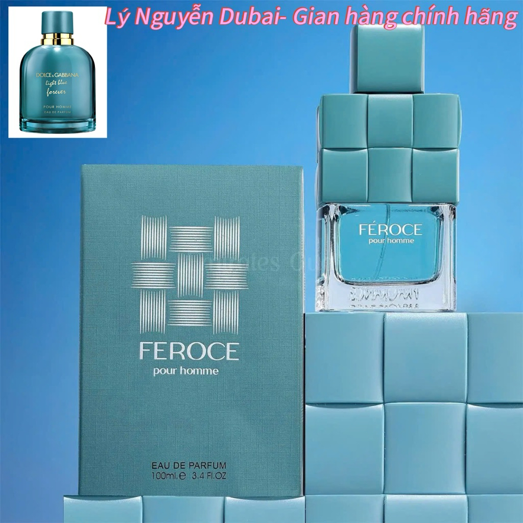 Nước hoa NAM - Fragrance World Feroce Pour Homme EDP nam tính, hiện đại