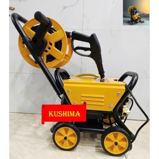 Máy Rửa Xe Công Nghiệp Kushima Công Suất Lớn , Tầm Phun Xa 10M, Xịt Rửa Ô Tô, Xe Máy, Chuồng Trại