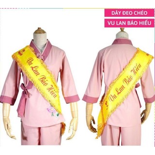 Băng đeo Chéo Lễ Vu Lan Báo Hiếu ( Vải Phi bóng)