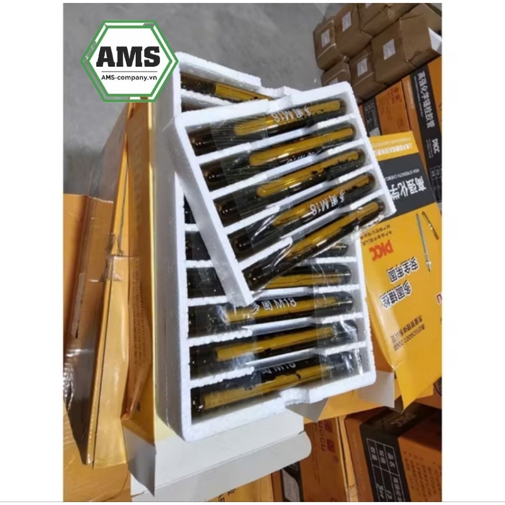 (Sét 10)Nhộng hóa chất cấy bulong M10 đến M20 thi công nhanh