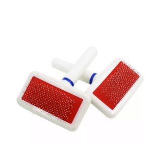 Lược trắng chấm bi chải lông chó mèo