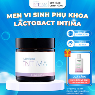 Men Vi Sinh Phụ Khoa Lactobact Intima Giúp Giảm Viêm Ngứa Vùng Kín, Nấm Candida 30 Viên / 60 Viên