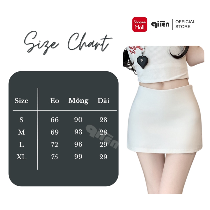 [V108 LÓT TRONG] Chân Váy Chữ A QIIEN, Váy Siêu Ngắn Phong Cách Y2K Phối Trắng Đen Kẻ Sọc Cạp Trễ | BigBuy360 - bigbuy360.vn