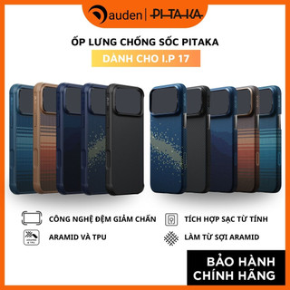   iPhone 17 Series  Ốp lưng PITAKA sạc từ tính không dây làm từ sợi Aramid mỏng nhẹ - Hàng chính hãng 