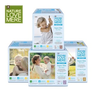   Combo 1 Thùng 4 bịch  Tã,bỉm Nature Love Mere nội địa Hàn bản ngày và bản đêm đủ size siêu thấm hút cho bé 