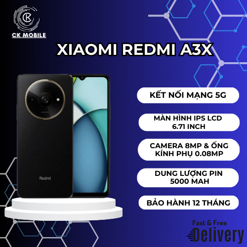 Điện thoại Xiaomi Redmi A3X 4G 128GB + 4GB