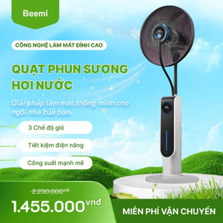 (Bản Cao Cấp) Quạt Phun Sương Điều Hòa, Quạt Hơi Nước Làm Mát Tạo Ion Âm, Quạt Điều Hòa Công Suất 85W