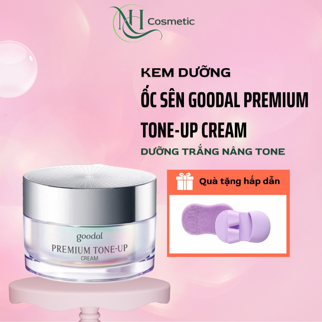  Kem Dưỡng Trắng Da Ốc Sên GOODAL Premium Snail Tone-Up Cream 30ml Nuôi dưỡng và phục hồi làn da bị hư tổn myphamhocngan1 