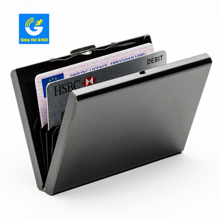 💳Ví namecard đựng thẻ thành viên thẻ ngân hàng đen Titan cao cấp