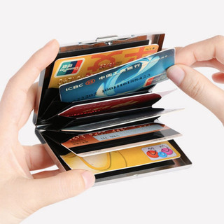 💳Ví namecard đựng thẻ thành viên thẻ ngân hàng đen Titan cao cấp