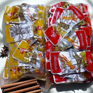 (combo 30 chiếc) chân gà tứ xuyên cay thơm (tặng kèm gói sốt chấm)