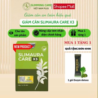 [Mới] Trà Thảo Mộc Giảm Cân Slim Aura Care X3 Hỗ Trợ Thải Mỡ Phù Hợp Mọi Cơ Địa - Hộp 38 Viên