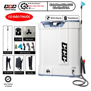  Bình phun xịt điện 18L chính hãng GGG có tích hợp đảo thuốc bình phun thuốc trừ sâu diệt cỏ | BẢO HÀNH 6 THÁNG 