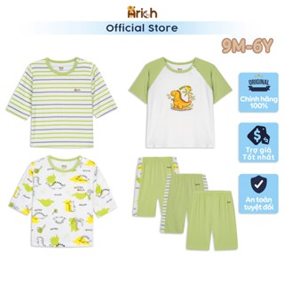Bộ quần áo lửng Arich Green Baby cho bé trai, bé gái size từ 9 tháng đến 6 tuổi