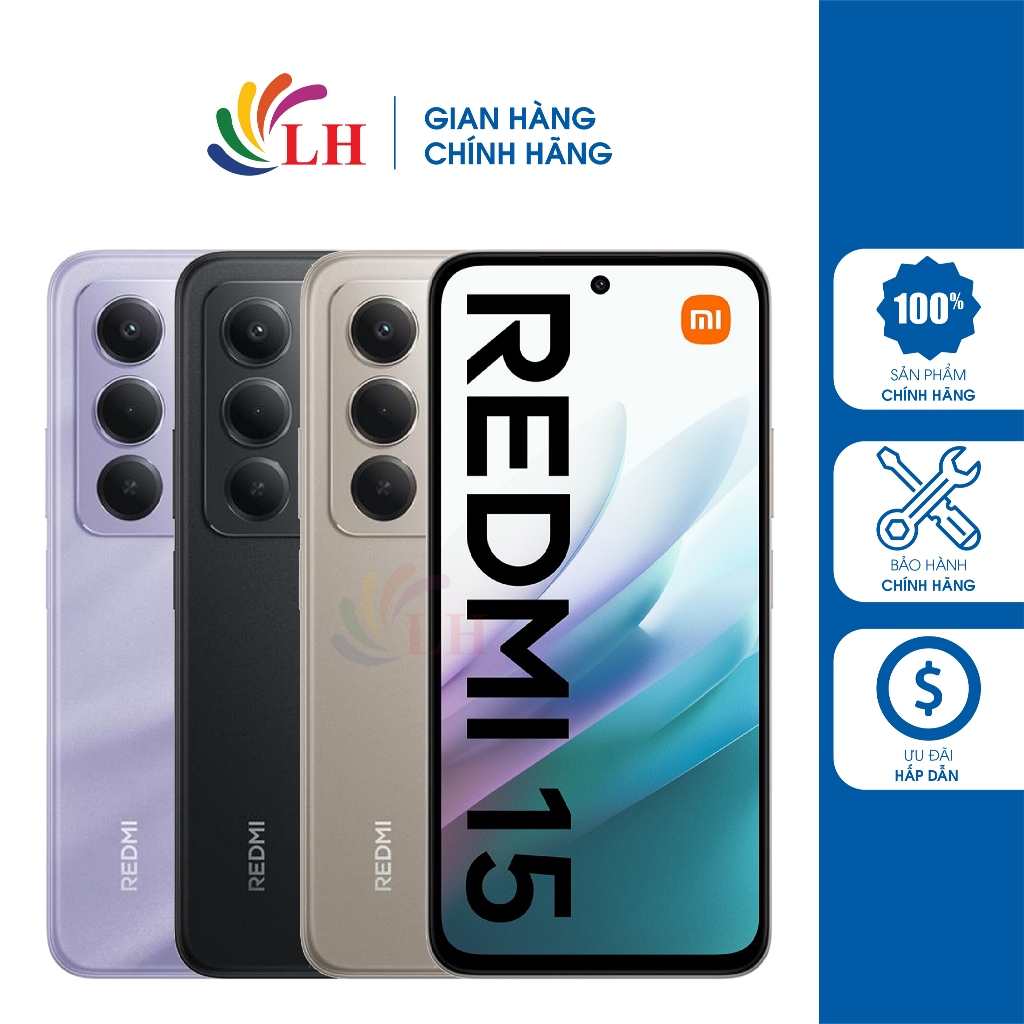 Điện thoại Xiaomi Redmi 15 (6GB/128GB) - Hàng chính hãng | BigBuy360 - bigbuy360.vn