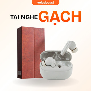   Bản giới hạn  Tai nghe bluetooth không dây GẠCH - Bức Tường x velasboost Chống ồn ANC Xuyên âm - Hàng chính hãng 
