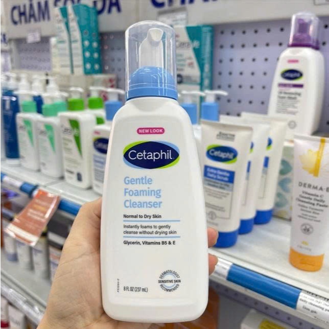 Sữa rửa mặt tạo bọt Cetaphil Gentle Foaming 236ml