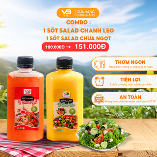 Combo 2 SỐT SALALD (1 CHANH LEO + 1 CHUA NGỌT)