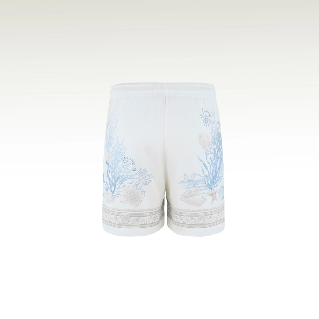 [Karve Meilleur] Quần Short 'Rococo Coraline' White Lụa Taffeta