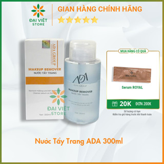 Nước tẩy trang ADA Group giúp loại bỏ lớp trang điểm, bã nhờn trên da ngừa mụn 300ml