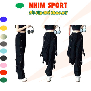 Quần kaki nữ,quần kaki túi hộp ống rộng fom cực chất,đồ tập nữ,đồ tập gym yoga aerobic,nhảy zumba,thể thaodân vũ